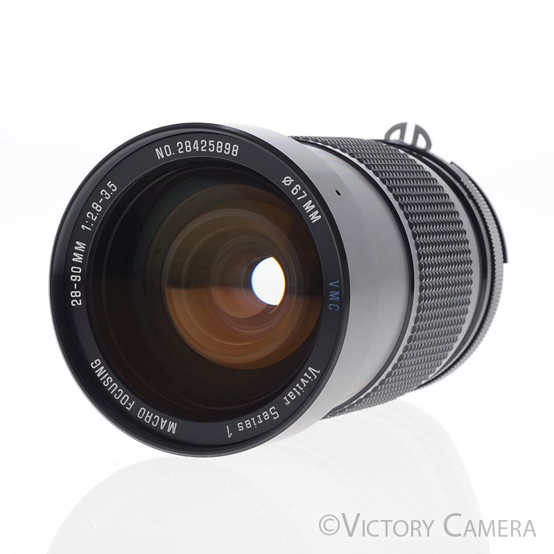 Vivitar Series 1 28-90mm f2.8-3.5 Macro Lens Nikon AI-S [EXC] - Victory Camera