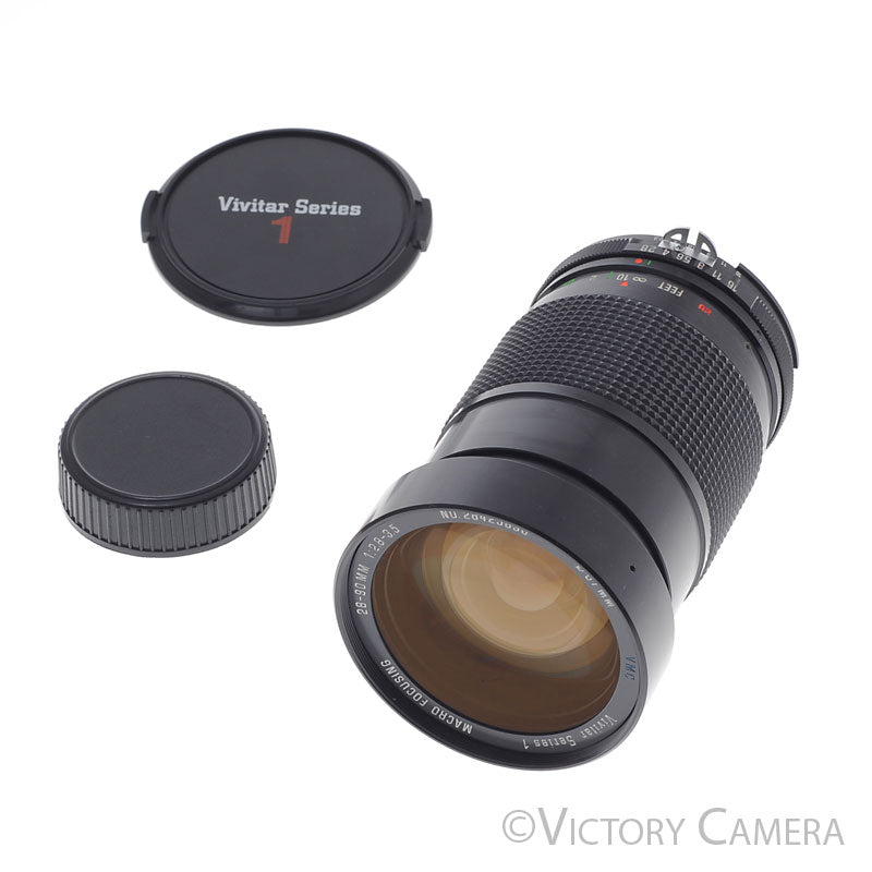 Vivitar Series 1 28-90mm f2.8-3.5 Macro Lens Nikon AI-S [EXC] - Victory Camera