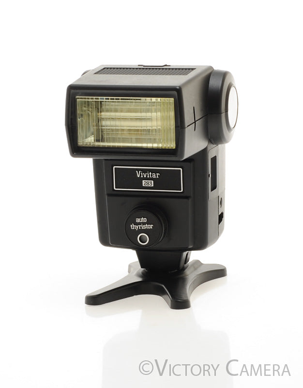 Vivitar 283 Auto Thyristor Speedlite Flash for Film Cameras [EXC] - Victory Camera