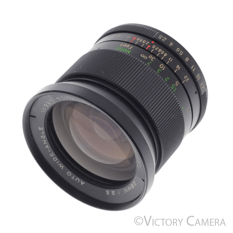 Vivitar Auto Wide Angle 28mm/2.5 M42マウント Vivitar 28mm f2.5 Wide Angle Lens for Pentax M42 [EXC]