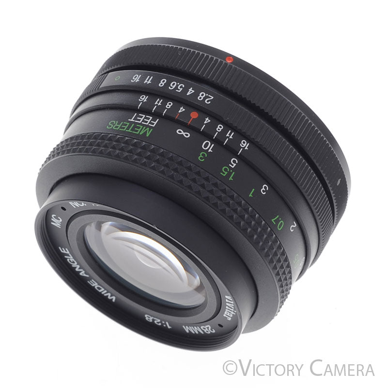 Vivitar 28mm f2.8 MC Wide Angle Lens Canon FD Mount  [EXC+] - Victory Camera