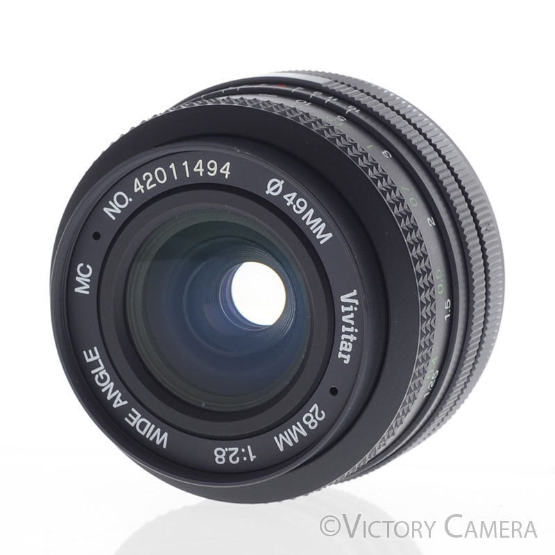 Vivitar 28mm f2.8 MC Wide Angle Lens Canon FD Mount  [EXC+] - Victory Camera