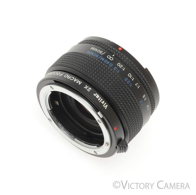 Vivitar  Tele-Macro 2x 1:1 Teleconverter w/ Case for Nikon AI - Victory Camera