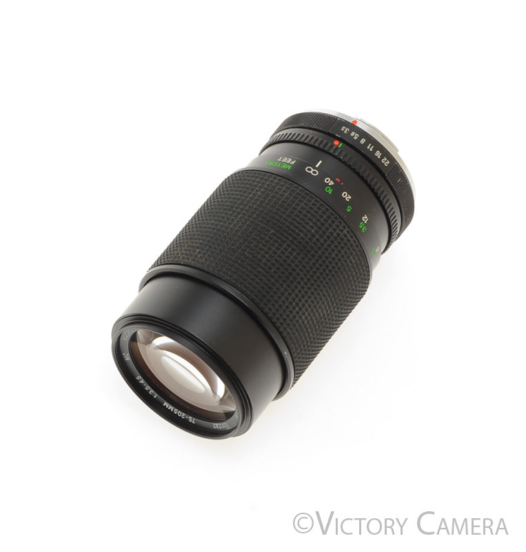 Vivitar 75-205mm f3.5-4.5 MC Macro Telephoto Zoom Lens for Pentax K [EXC] - Victory Camera
