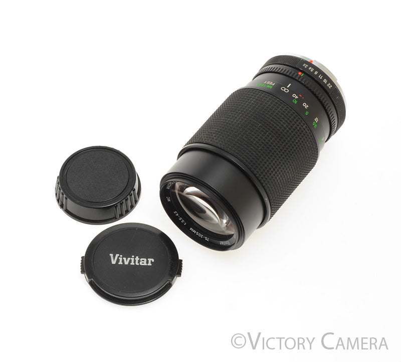 Vivitar 75-205mm f3.5-4.5 MC Macro Telephoto Zoom Lens for Pentax K [EXC] - Victory Camera