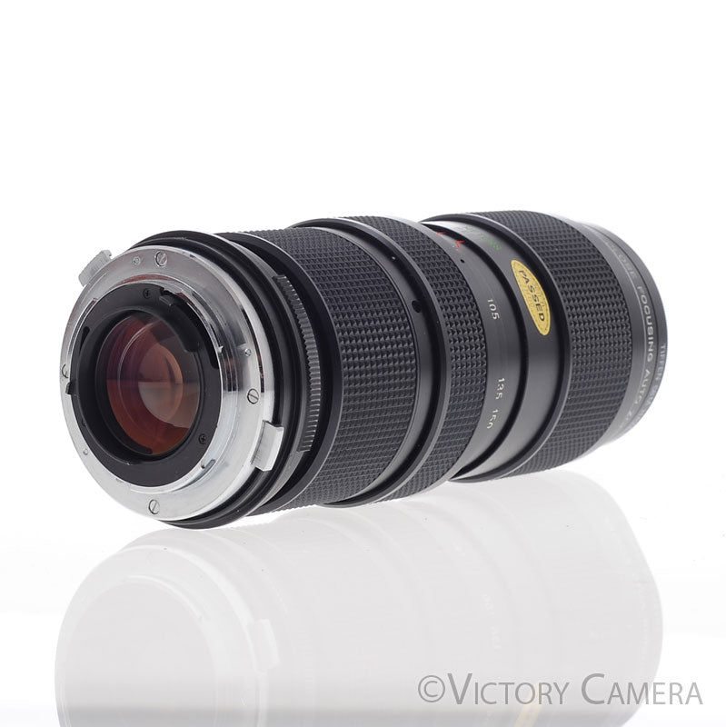 Vivitar 75-205mm f3.8 Telephoto Zoom Lens for Olympus OM w/ Shade [EXC+] - Victory Camera