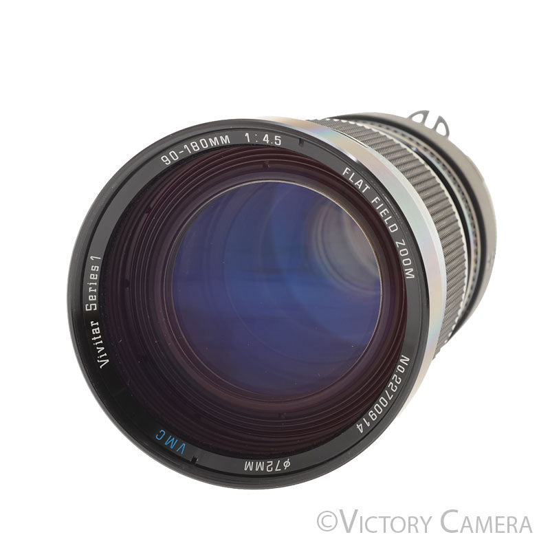 Vivitar Flat Field Zoom 90-180mm F4.5 Macro Nikon AI Lens [EXC-] - Victory Camera