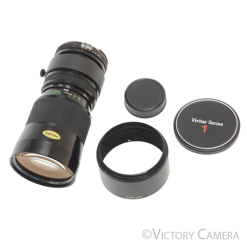 Vivitar Flat Field Zoom 90-180mm F4.5 Macro Nikon AI Lens [EXC-] - Victory Camera