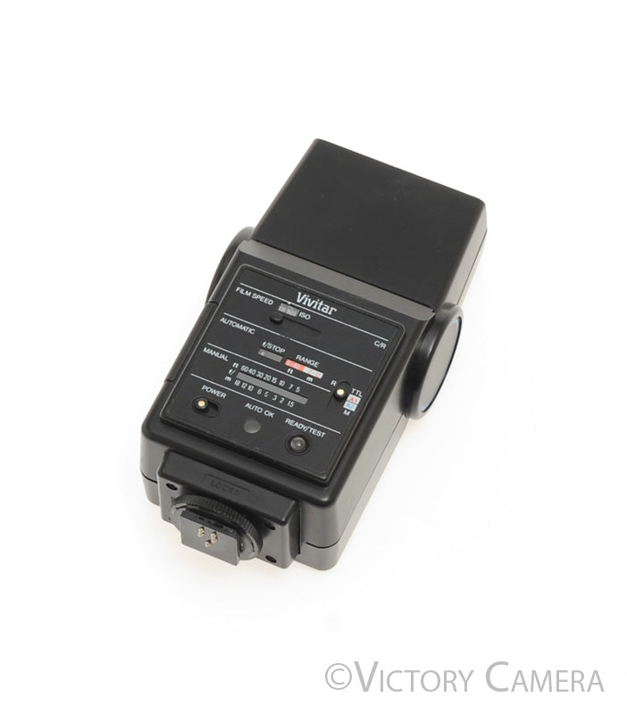 Vivitar Auto Thyristor 550FD Flash For Canon &amp; Ricoh [EXC-] - Victory Camera