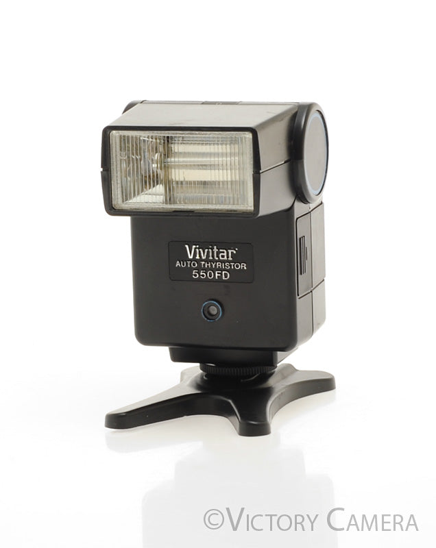 Vivitar Auto Thyristor 550FD Flash For Canon &amp; Ricoh [EXC-] - Victory Camera
