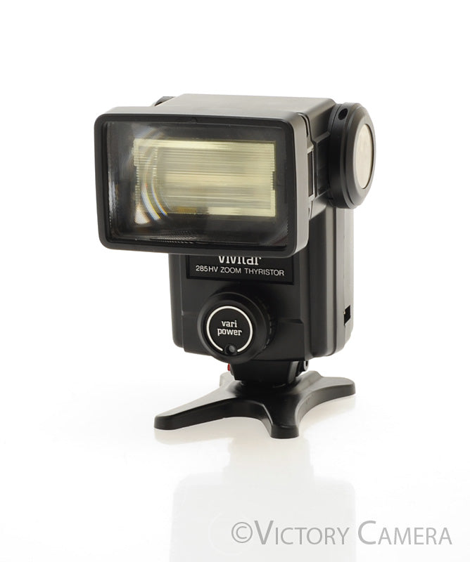 Vivitar 285HV Zoom Thyristor Speedlite Flash for Film Camers [EXC] - Victory Camera