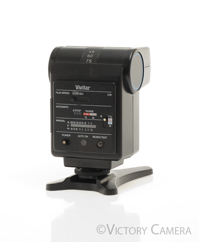 Vivitar Auto Thyristor 550FD Flash For Canon &amp; Ricoh [EXC-] - Victory Camera
