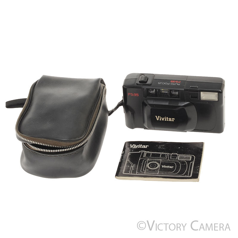 Vivitar PS:35 35mm Point and Shoot w/ 35mm f3.8 Lens [EXC] - Victory Camera