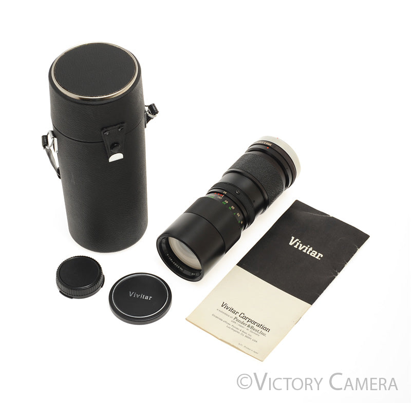 Vivitar Auto 85-205  mm f3.8 Telephoto Zoom Lens for Canon FD [EXC]
