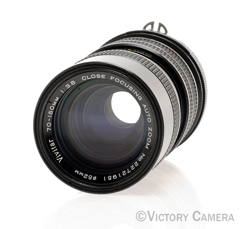 Vivitar 70-150mm f3.8 Macro Zoom Lens for Nikon AI  [EXC-] - Victory Camera