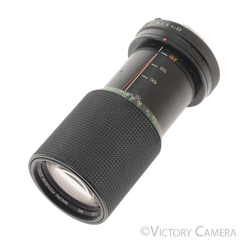 Vivitar 70-210mm f4.5 MC Telephoto Zoom Lens for Minolta MD [EXC] - Victory Camera