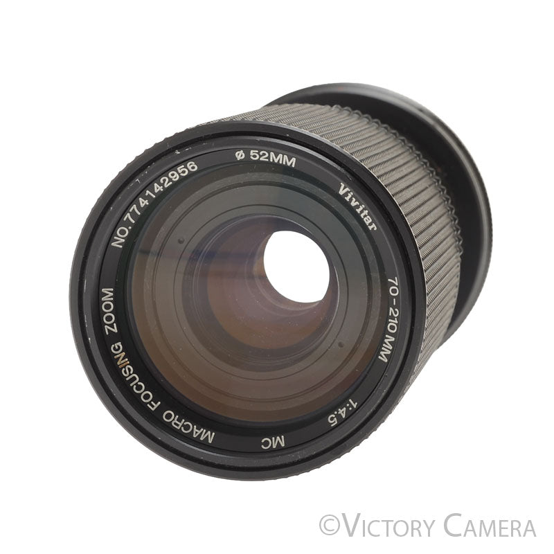 Vivitar 70-210mm f4.5 MC Telephoto Zoom Lens for Minolta MD [EXC] - Victory Camera