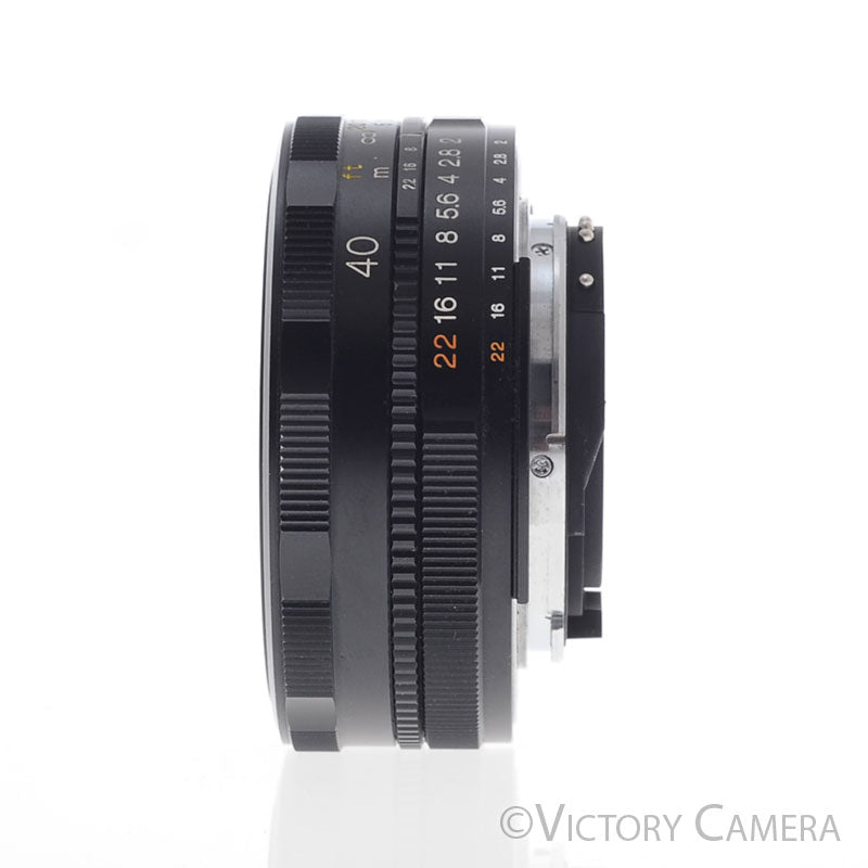 Voigtlander Ultron 40mm f2 SL II Aspherical Lens for Nikon F Mount [EXC+] - Victory Camera