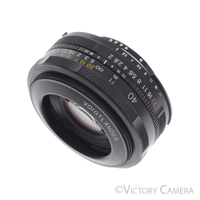 Voigtlander Ultron 40mm f2 SL II Aspherical Lens for Nikon F Mount [EXC+] - Victory Camera