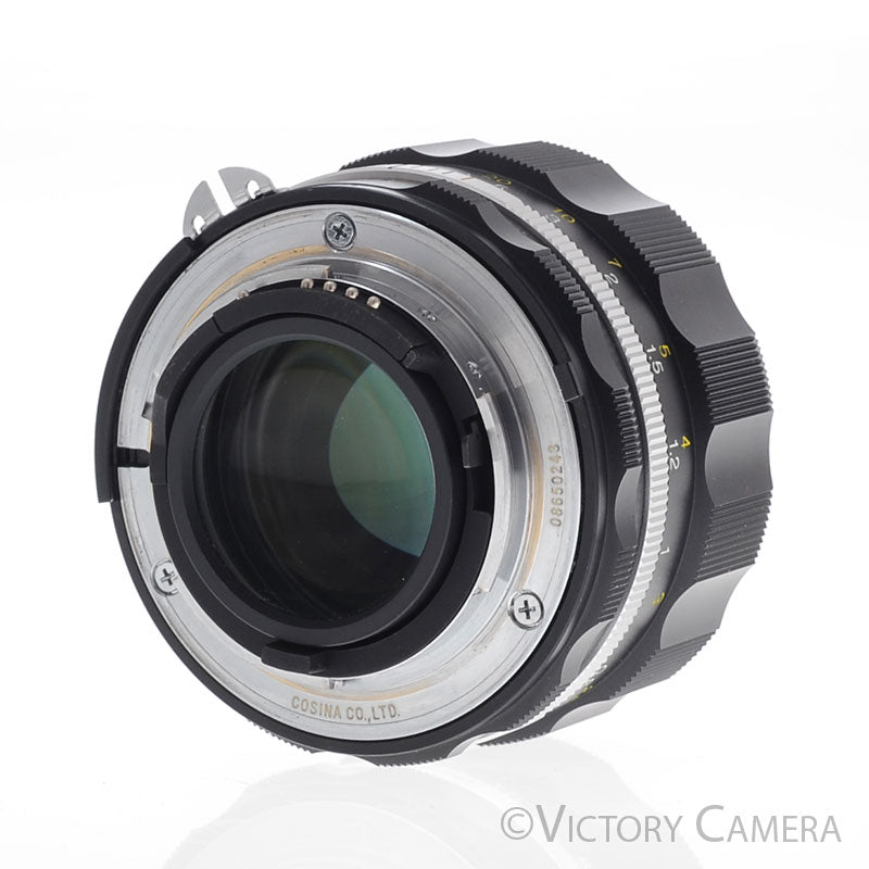 Voigtlander Nokton Black 58mm f1.4 SLII S AI-S Lens for Nikon [EXC+] - Victory Camera
