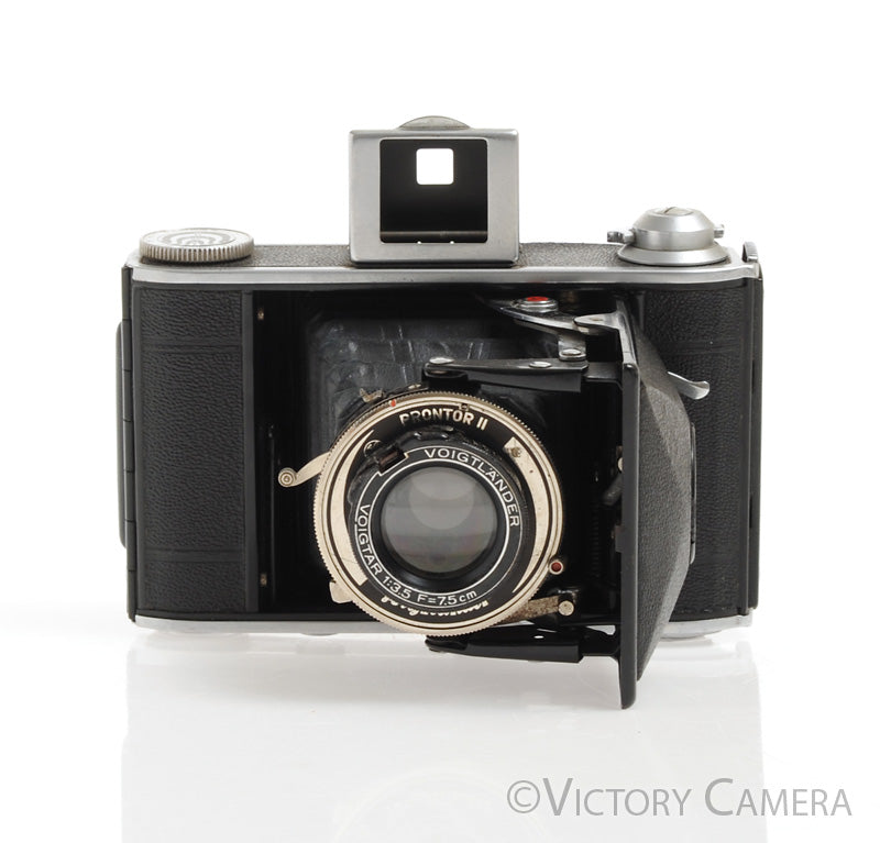 Voigtlander Bessa 66 120 Medium Format Folder Camera w/ 75mm f3.5 Lens - Victory Camera