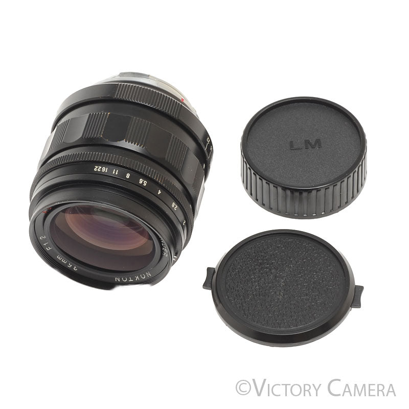 Voigtlander Nokton 35mm f1.2 Aspherical Wide Angle Lens for Leica M [EXC-] - Victory Camera