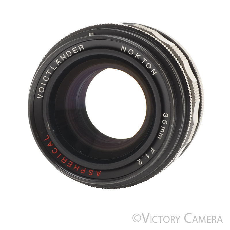Voigtlander Nokton 35mm f1.2 Aspherical Wide Angle Lens for Leica M [EXC-] - Victory Camera