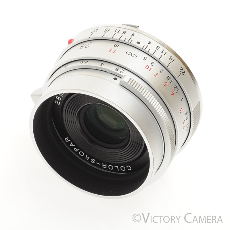 Voigtlander 28mm f2.8 Color Skopar Wide Angle Lens for M Mount [EXC+] - Victory Camera