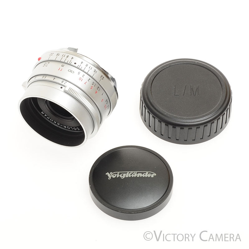 Voigtlander 28mm f2.8 Color Skopar Wide Angle Lens for M Mount [EXC+] - Victory Camera