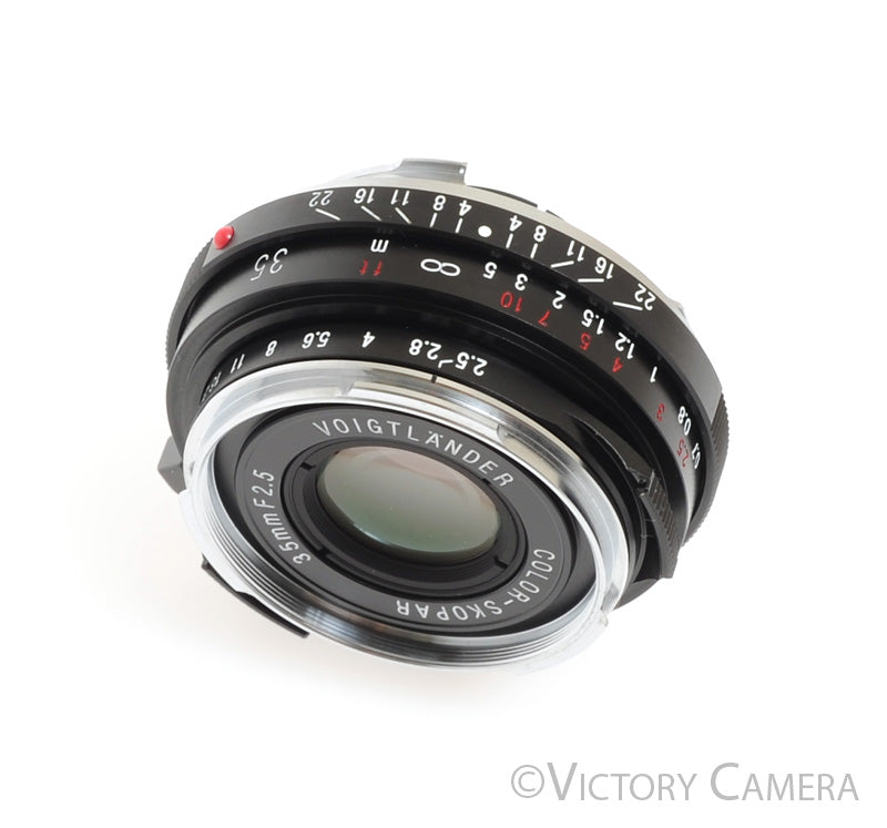 Voigtlander 35mm f2.5 Color Skopar P II Wide Angle Lens for M Mount -Near Mint- - Victory Camera
