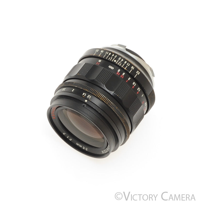 Voigtlander Nokton 35mm f1.2 Aspherical Wide Angle Lens for Leica M [EXC-] - Victory Camera