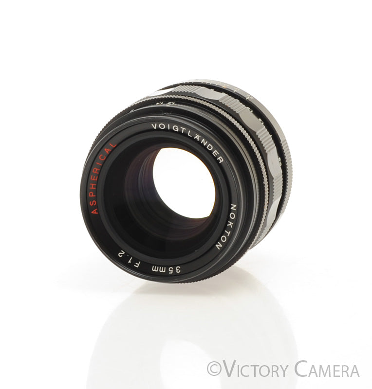 Voigtlander Nokton 35mm f1.2 Aspherical Wide Angle Lens for Leica M [EXC-] - Victory Camera
