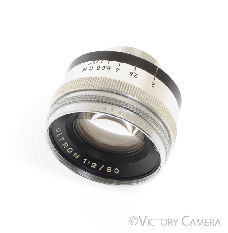 Voigtlander Ultron 50mm f2 Standard Lens for Prominent I, II Rangefinder - Victory Camera
