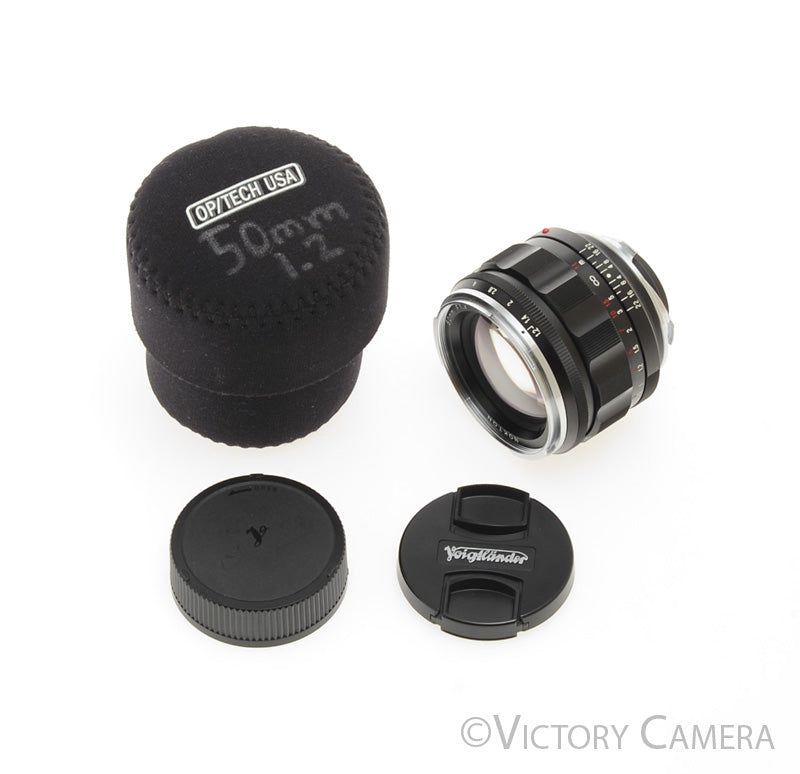 Voigtlander Nokton 50mm F1.2 Asph. VM Leica M Lens [EXC+] - Victory Camera