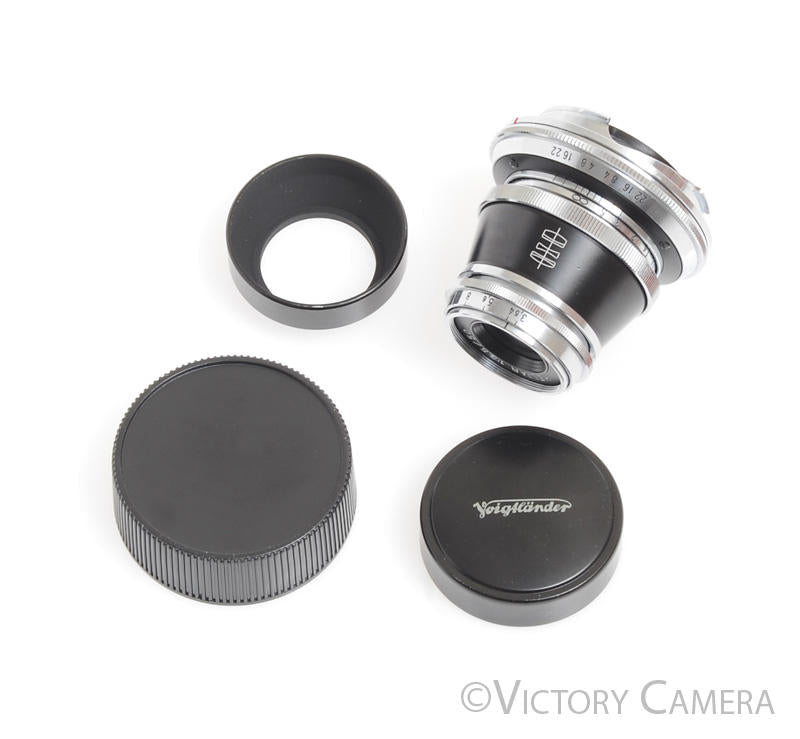Voigtlander Heliar 50mm f3.5 Prime Lens for Leica M Mount -Clean w/ Shade-
