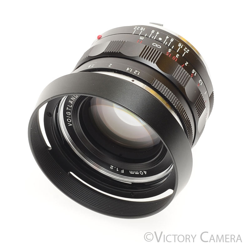 Voigtlander Nokton 40mm f1.2 for Leica M Mount [EXC+] - Victory Camera