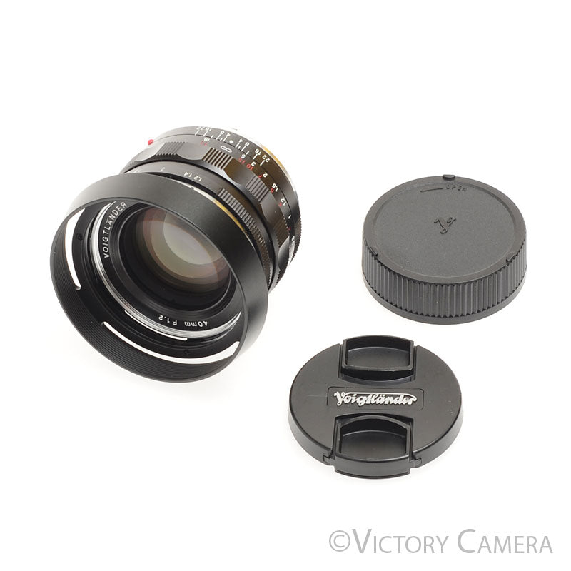 Voigtlander Nokton 40mm f1.2 for Leica M Mount [EXC+] - Victory Camera