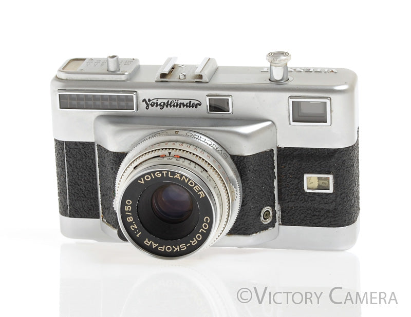 Voigtlander Vitessa T 35mm Film Camera w/ 50mm f2.8 Lens -BGN, Fungus, As is- - Victory Camera