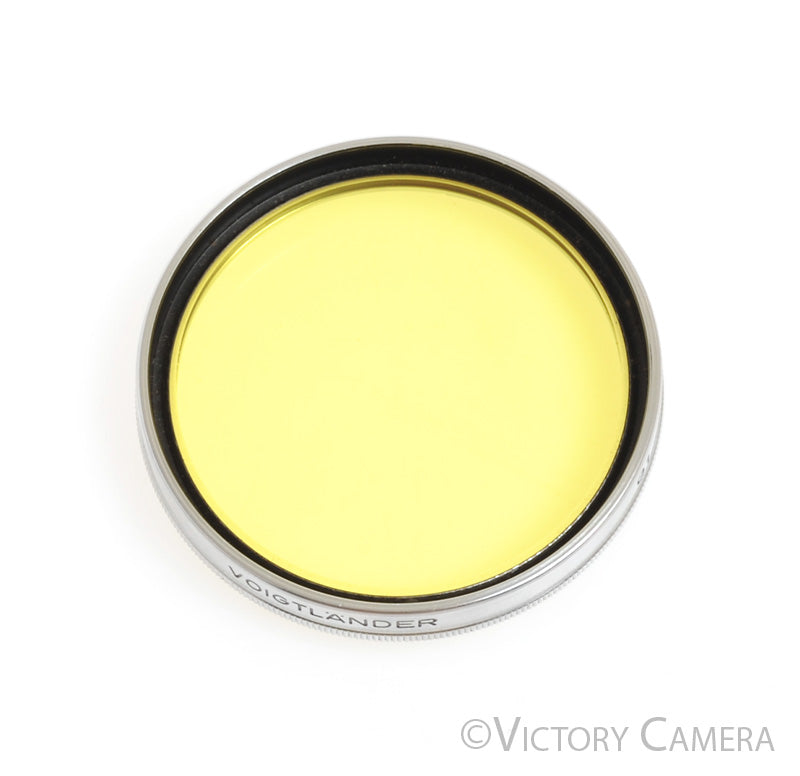Voigtlander 47mm Push-On 301/47 G1 Yellow Filter for 50mm F1.5 Prominent Lens [EXC] - Victory Camera