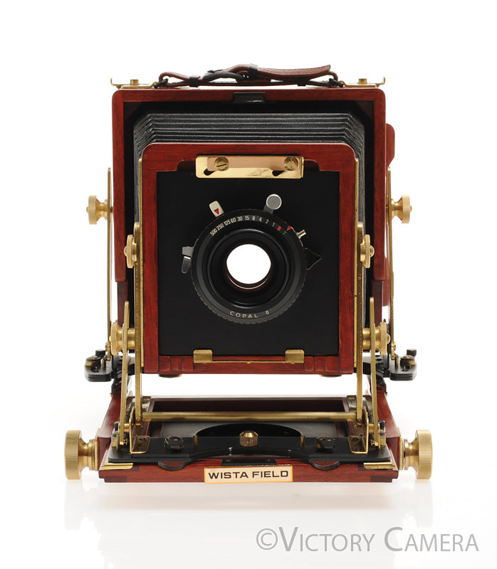 Wista Field 4x5 Red Wood Camera Rodenstock 135mm f5.6 Lens Film Holder [EXC] - Victory Camera