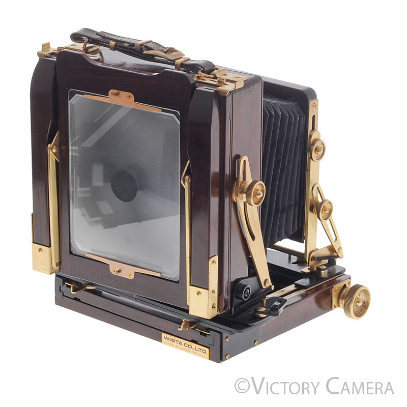 Wista Field 45DX 4x5 Red Wood Large Format Field Camera [EXC+] - Victory Camera