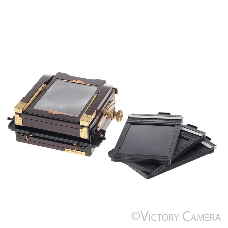 Wista Field 45DX 4x5 Red Wood Large Format Field Camera [EXC+] - Victory Camera