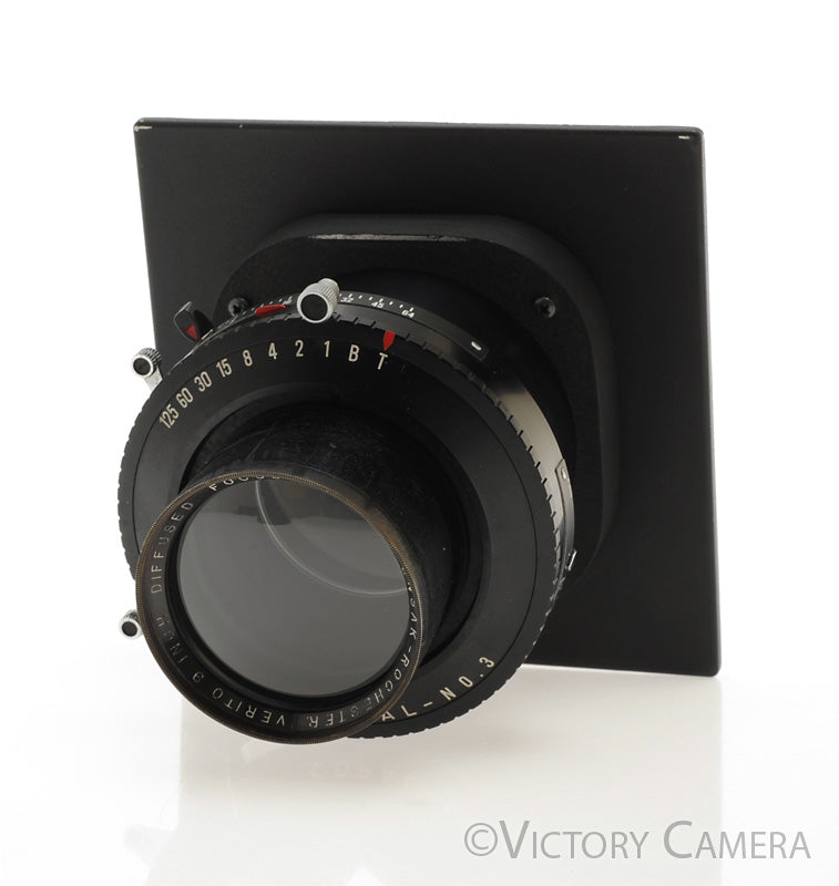 Wollensak Verito 9&quot; f4 Diffused Focus Copal No.3 Shutter Sinar Board  [EXC] - Victory Camera