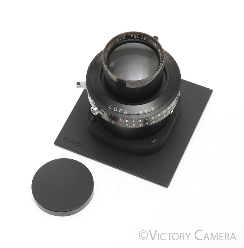 Wollensak Verito 9&quot; f4 Diffused Focus Copal No.3 Shutter Sinar Board  [EXC] - Victory Camera