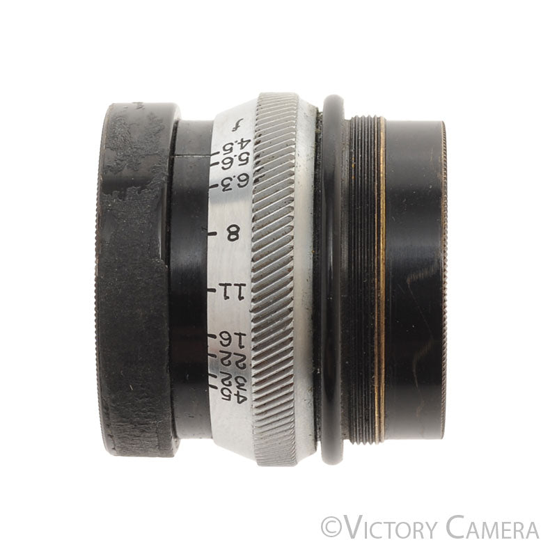 Wollensak Velostigmat 5" Focus f4.5 4x5 Enlarging /lens [EXC] - Victory Camera