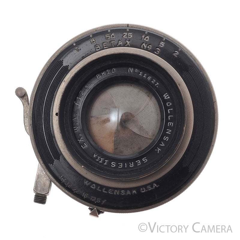 Wollensak 8x10 Series IIIA f12.5 Extreme Wide Angle Lens Betax Shutter [GOOD] - Victory Camera