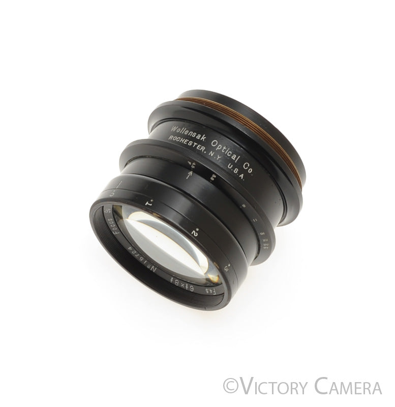 Wollensak Velostigmat Series II 9.5&quot; f4.5 Large Format Portrait Lens [EXC-]