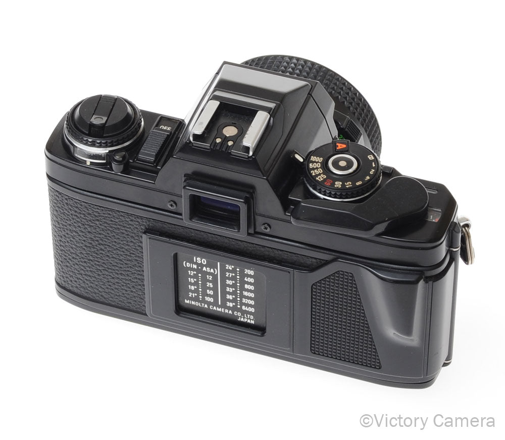 Minolta X-500 Black 35mm SLR Camera w/ 50mm f1.7 Prime Lens [EXC] image 3