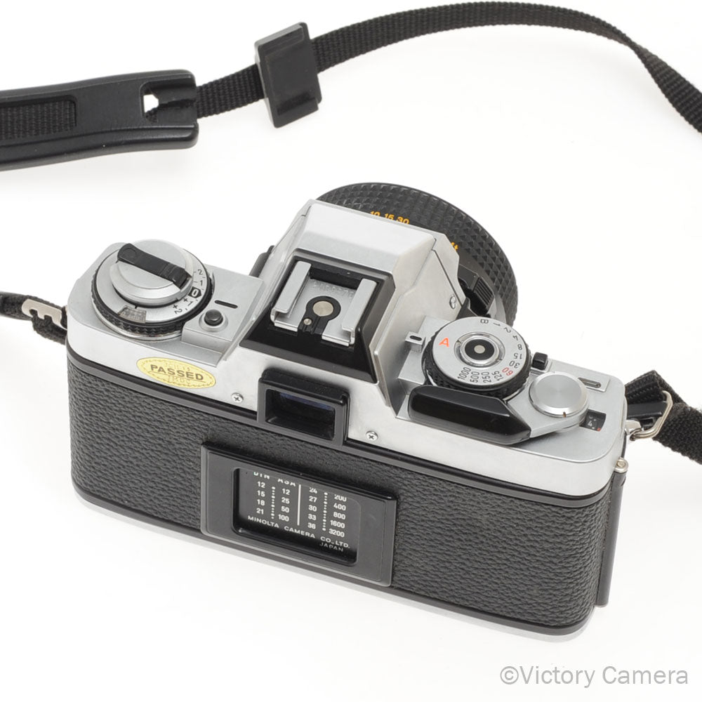 Minolta XG-M Chrome SLR Film Camera w/ 50mm f1.7 Lens [EXC+] - Victory Camera