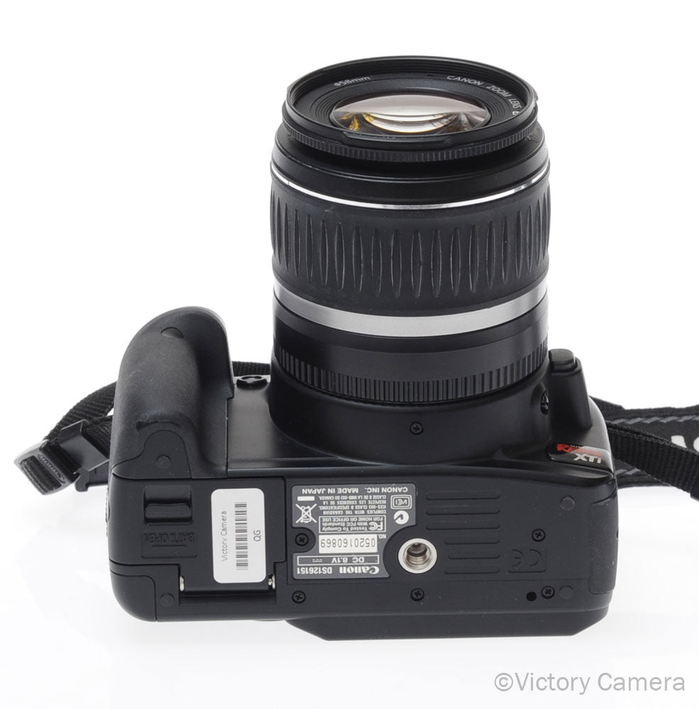 Canon EOS Rebel XTi 10.1MP DSLR Camera w/ 18-55mm f3.5-5.6 Lens [EXC-] - Victory Camera